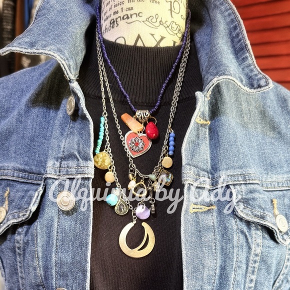 Alquimia Jewelry - Alquimia Multicolor Charm Necklace